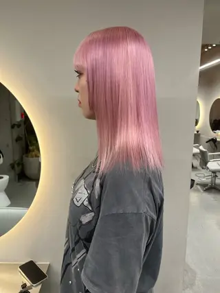 カラー 艶ブリーチ/表参道 ハイトーン /実乃梨のヘアスタイル