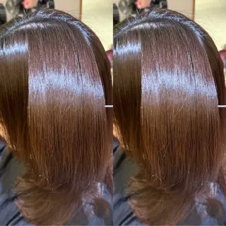 ミディアム 酸性ストレート/ ちさとのヘアスタイル