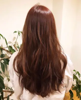 ロング カラー ヘアアレンジ 永井 亜実のヘアスタイル
