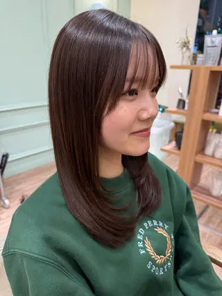 セミロング メンズカット/ ブリーチ/かほのヘアスタイル