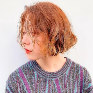 ショート カラー CODE.LINE所属・中川 竜誠のヘアスタイル