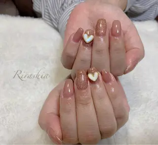 ネイル うる艶/透明感 Rirashaのネイルデザイン