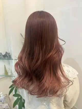 ロング カラー 透けるbrown カラー🎗♡yukaのヘアスタイル