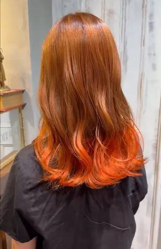 セミロング カラー 似合わせカラー/ えみな🍊✨️のヘアスタイル