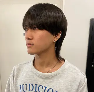 ミディアム メンズパーマ/メンズ カット/伊藤　げんのヘアスタイル