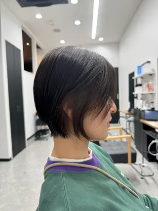 ショート カラー BELLE by revo所属・𝘀𝗮𝗲/ 艶髪/ショートボブのヘアスタイル