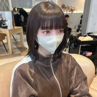 ショート 艶カラー/ボブ /似合わせ/田口愛那のヘアスタイル