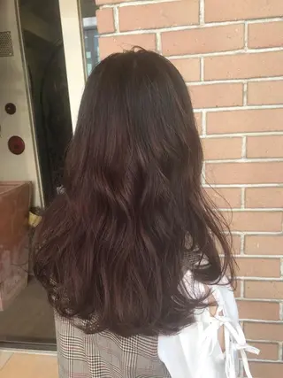 ロング カラー パーマ ヘアアレンジ メンズ キッズ ネイル サロンドミルク 原宿のヘアスタイル