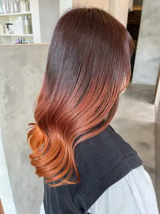 ロング カラー Salon de  COCO所属・Yuka /ツヤカラー✨のヘアスタイル