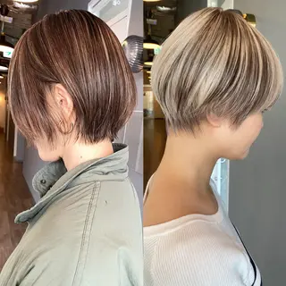 ミディアム 似合わせカラーパーマ 🌿kitin米川のヘアスタイル