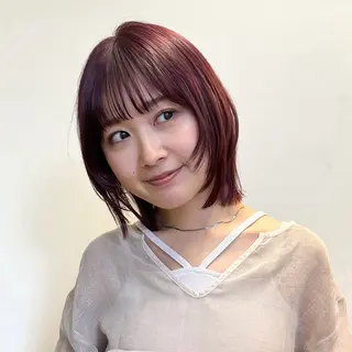 ショート レイヤー/柔らか 透明感カラー/ゆきなのヘアスタイル