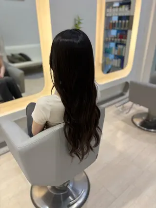 ロング カラー カラーモデル募集/ 平尾ひよりのヘアスタイル