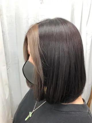 ミディアム カラー 韓国ヘア🤍髪質改善 🇰🇷AKANEのヘアスタイル