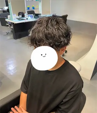 パーマ Rena🦄顔まわり カット🤍✂️のヘアスタイル