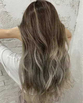 ロング カラー 🎀モテ髪ﾐﾙｸﾃｨ ｰ🎀yasunaのヘアスタイル