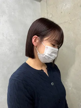 ミディアム カラー anon Loemのヘアスタイル