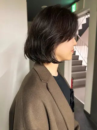 ショート ボブ/レイヤー/ケア パーマ/リュウタのヘアスタイル