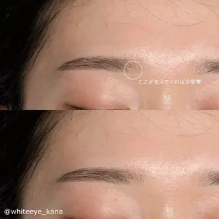 アイブロウ WHITEEYE 🤍KANAの眉毛・アイブロウイメージ