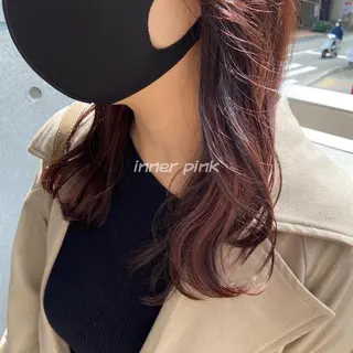 ロング カラー パーマ ヘアアレンジ メンズ キッズ ネイル マツエク・マツパ 横浜Bob美容師🤎 ERINAのヘアスタイル