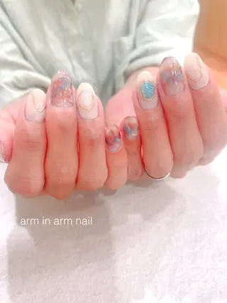 ネイル arm in arm ︎✿Yamamotoのマツエク・マツパデザイン