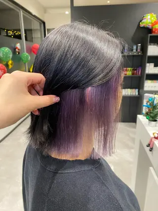 セミロング maki💖 ボブ/縮毛矯正のヘアスタイル