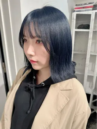 ミディアム カラー レイヤーカット/艶髪 ✨💭KIRARIのヘアスタイル