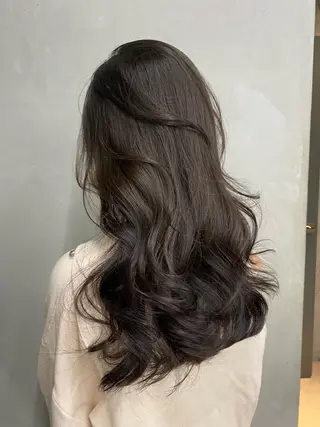 ロング カラー レイヤー/柔色 カラー/SAkiのヘアスタイル