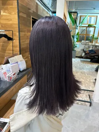 ロング カラー 高梨 菜々のヘアスタイル