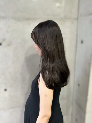 セミロング 韓国ヘア🤍 慎之介のヘアスタイル