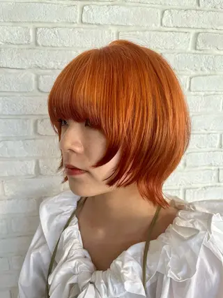 ショート コテ巻きパーマ/韓国 パーマ/佐野のヘアスタイル