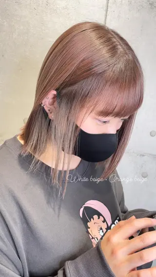 カラー オオカワユウキ 🎀newi池袋のヘアスタイル