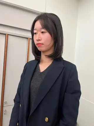 ショート カラー 似合わせイメチェン/ 顔周り/ののかのヘアスタイル