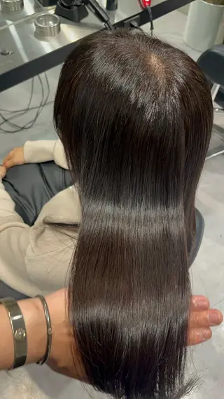 ロング カラー パーマ 🌈艶髪/髪質改善 新宿itouのヘアスタイル