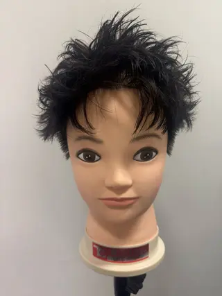 パーマ メンズ 本田 有里のヘアスタイル