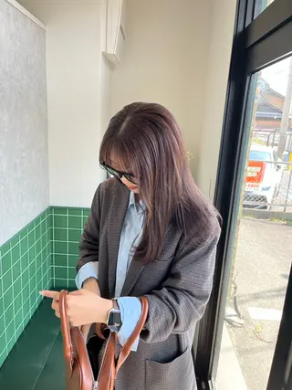 カラー 本木下朋花/髪質 改善×ダブルカラーのヘアスタイル