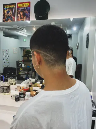 ショート カラー パーマ ヘアアレンジ メンズ The faderz barbershop所属・フェードモデル限定 🔥高円寺Maiのヘアスタイル