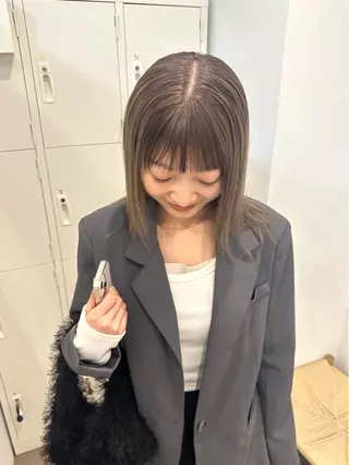 ミディアム カラー 梅田/柔らかカラー/ オオハシ リナコのヘアスタイル