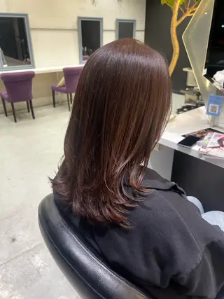 セミロング 韓国風顔まわり/ベー ジュ/マツエク♡美咲のマツエク・マツパデザイン