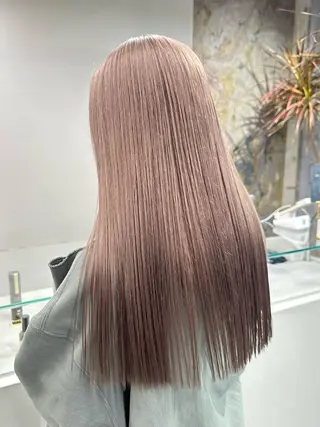 ロング カラー ヘアアレンジ SOL.JINGUMAE所属・原宿・デザインカラー YUI🤍ྀིのヘアスタイル