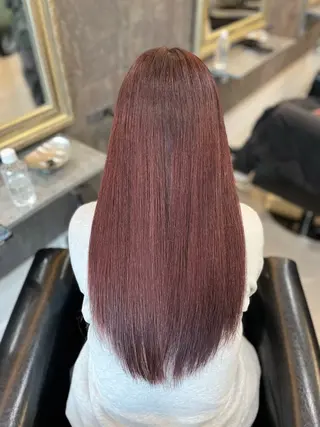 ロング カラー ユナ🎀レイヤー /韓国/ハイトーンのヘアスタイル