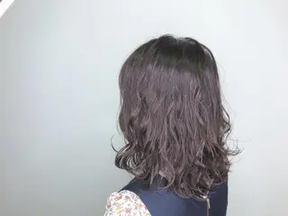 セミロング カラー Kou所属・💜髪質改善美髪💜 星野清光のヘアスタイル