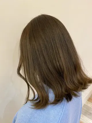 ミディアム しもかわ かほのヘアスタイル