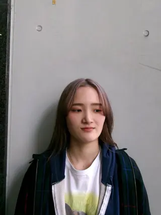 セミロング カラー mEg hair creation 新川崎所属・カラー/塚原里沙 川崎のヘアスタイル