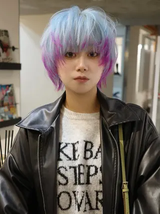 ミディアム カラー ウルフ/レイヤー ⚡️ITSUKU⚡️のヘアスタイル