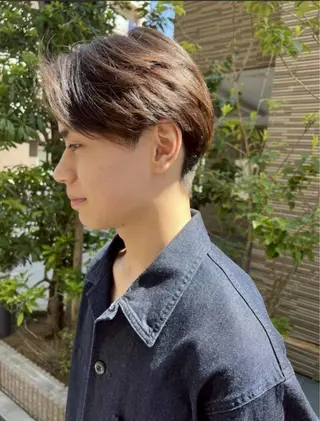 メンズ 透明感カラー🫧植松 真菜のヘアスタイル