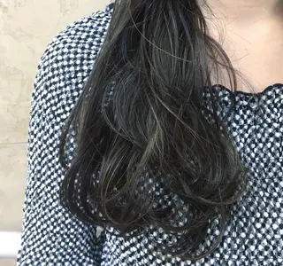 ミディアム カラー 菅村 勇亮のヘアスタイル