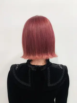 ミディアム カラー ヘアアレンジ 🍒暖色✖️レイヤー ／Haruna🍒のヘアスタイル