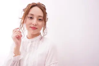 セミロング カラー パーマ ヘアアレンジ 可愛いを作る神 ナオヒロのヘアスタイル