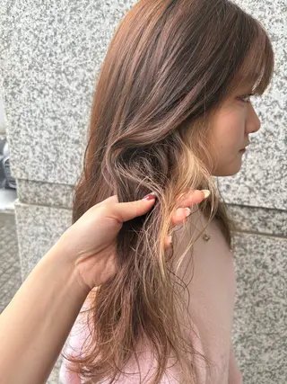 カラー 🌿レイヤー/暖色/ 艶カラー/Rukiのヘアスタイル