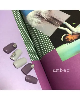 ネイル umber 三茶1分のネイルデザイン